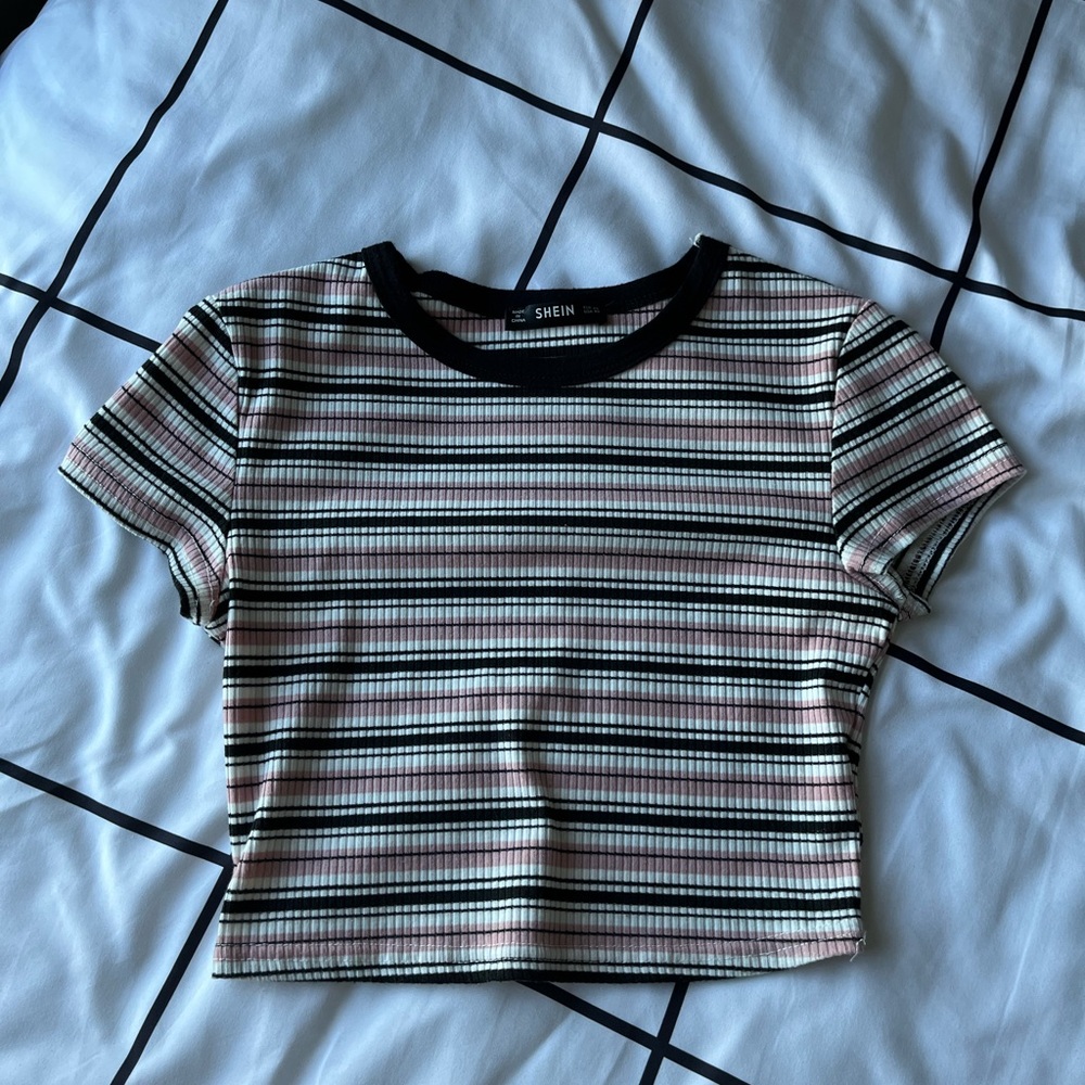 Shein Ribbed Tee